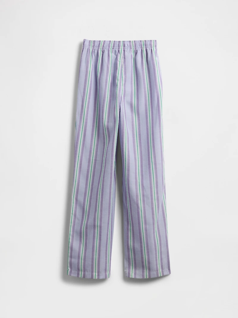 Kids Recycled Poplin PJ Pants