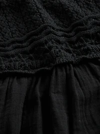 Kids Racerback Crochet Tank Dress
