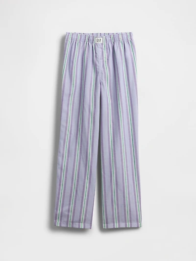 Kids Recycled Poplin PJ Pants