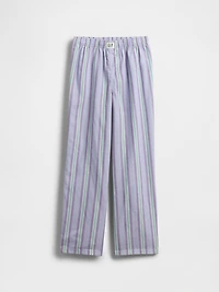 Kids Recycled Poplin PJ Pants