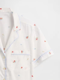 Embroidered PJ Shirt