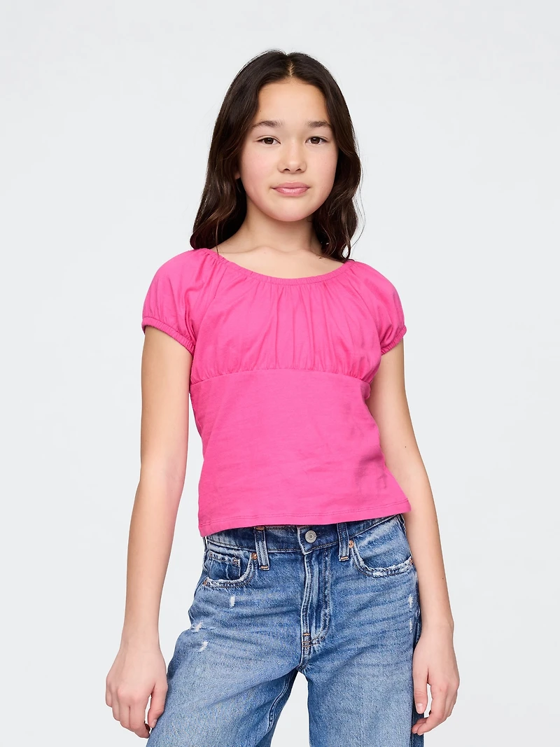 Kids Scoop Neck Top