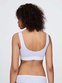 Organic Stretch Cotton Gap Logo Bralette