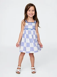Baby & Toddler Poplin Patchwork Dress