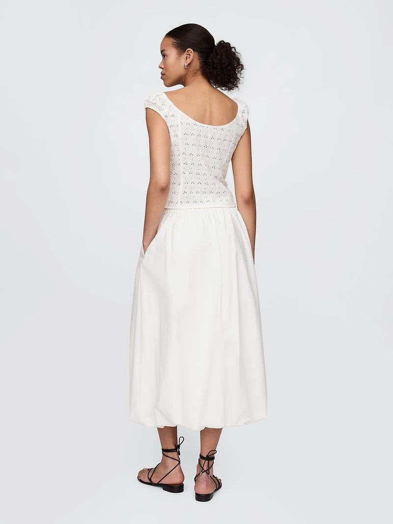 Bubble Midi Skirt