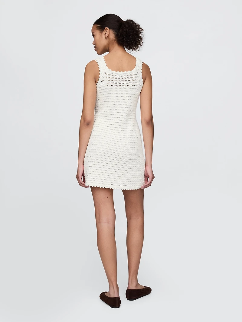 Crochet Mini Dress