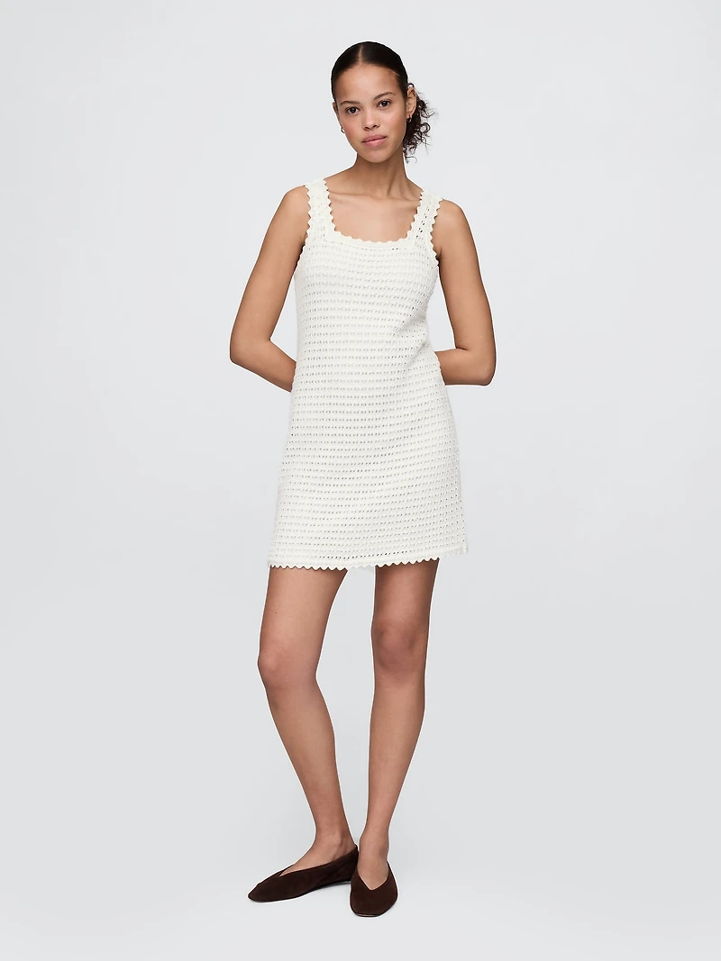 Crochet Mini Dress