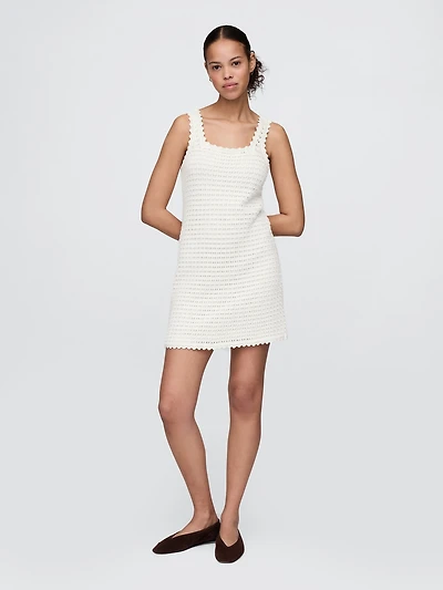 Crochet Mini Dress