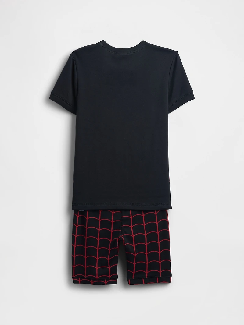 Kids Marvel Spider-Man Organic Brushed Cotton PJ Set