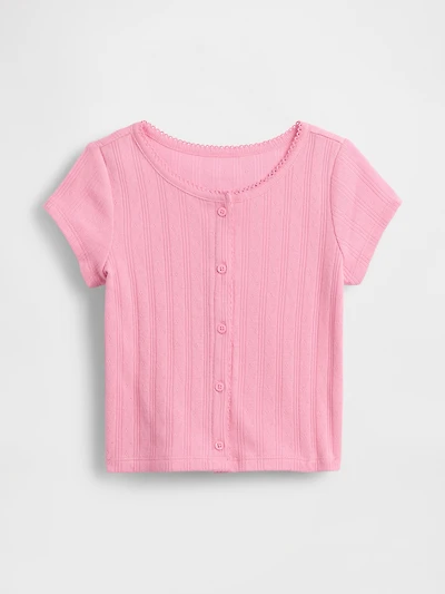 Baby & Toddler Pointelle Rib Top