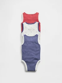 Baby First Favorites TinyRib Tank Bodysuit (3-Pack)