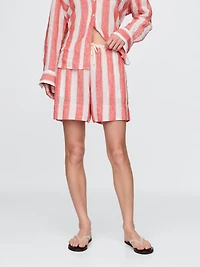 100% Linen Easy Shorts