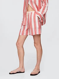 100% Linen Easy Shorts