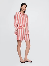 100% Linen Easy Shorts