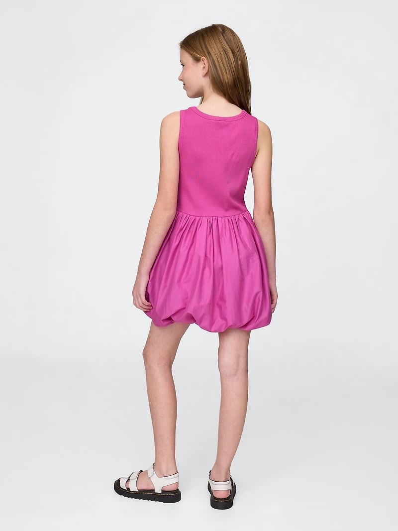 Kids Mixed Media Bubble Dress