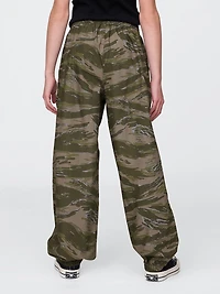 Kids Poplin Baggy Joggers