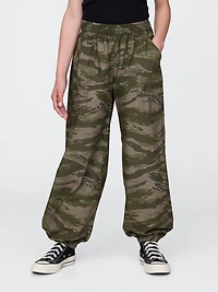 Kids Poplin Baggy Joggers