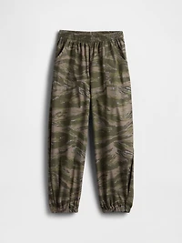 Kids Poplin Baggy Joggers