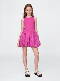 Kids Mixed Media Bubble Dress