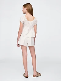 Kids Crinkle Gauze Outfit Set