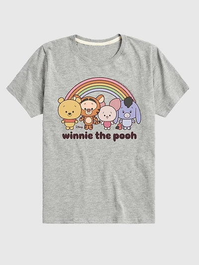 Toddler Winnie the Pooh Rainbow Short Sleeve Graphic Tee