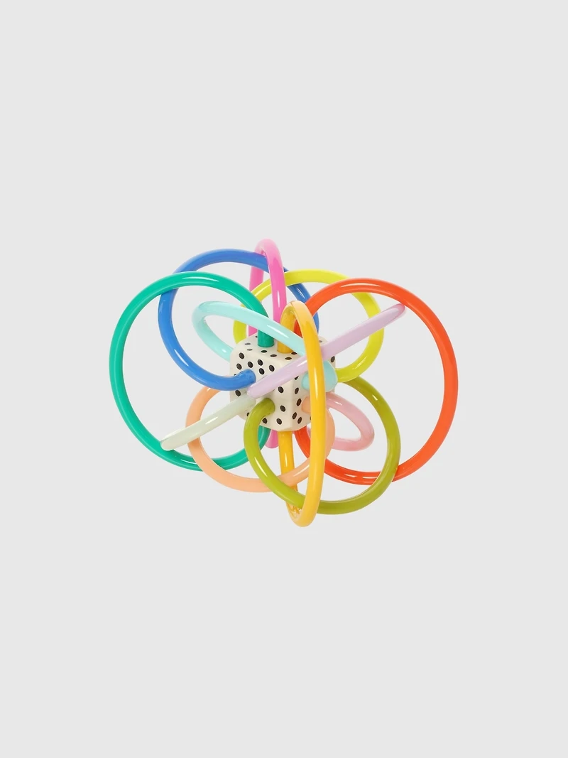 Winkel Colorpop Rattle and Sensory Teether Toy