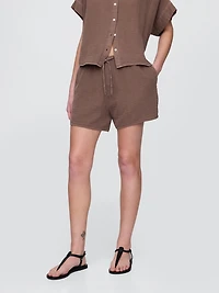 Cotton Gauze Easy Shorts