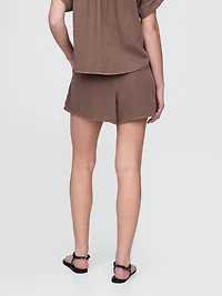 Cotton Gauze Easy Shorts