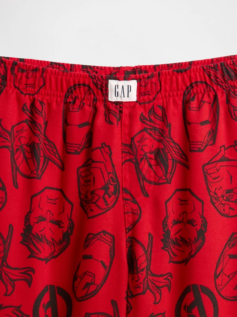 Kids Marvel Recycled Flannel PJ Pants