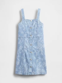 Kids Denim Floral Dress