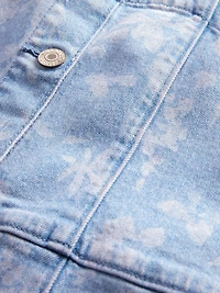 Kids Denim Floral Dress