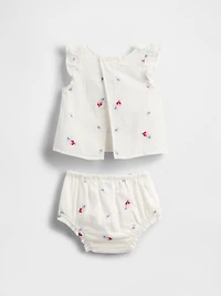 Baby Crinkle Gauze Outfit Set