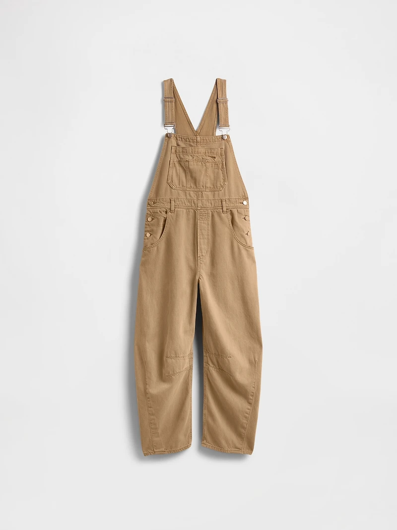 UltraSoft Denim Horseshoe Overalls