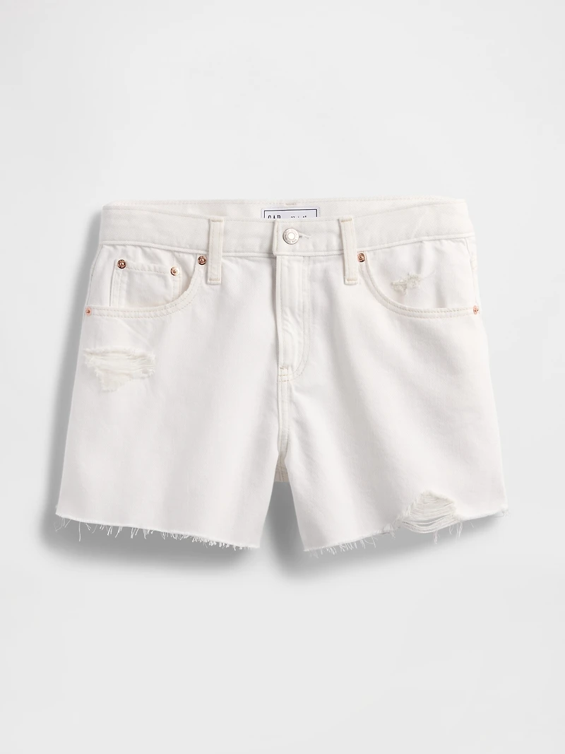 4" Mid Rise UltraSoft Relaxed Cutoff Shorts