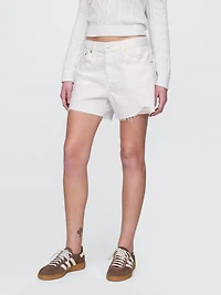4" Mid Rise UltraSoft Relaxed Cutoff Shorts
