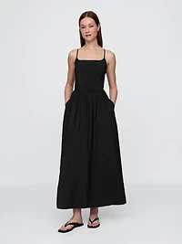 Drop-Waist Maxi Dress