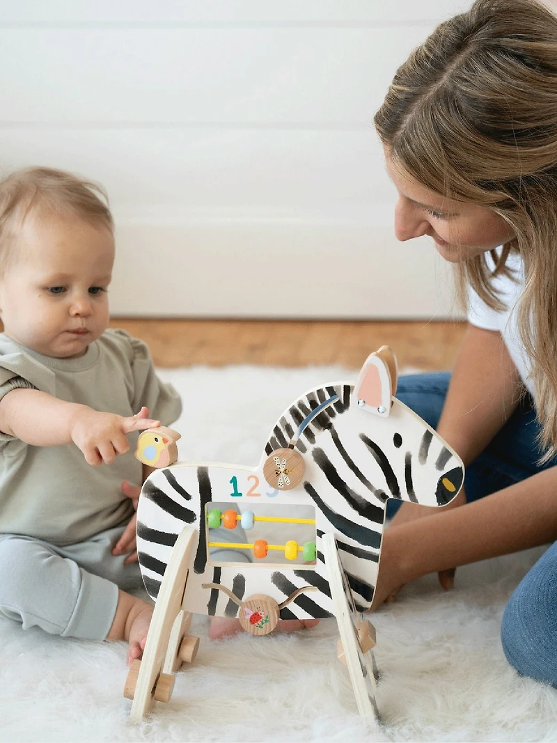 Safari Zebra Activity Toy