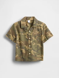 Baby & Toddler Organic Cotton Cabana Shirt