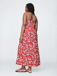 Tie-Back Maxi Slip Dress