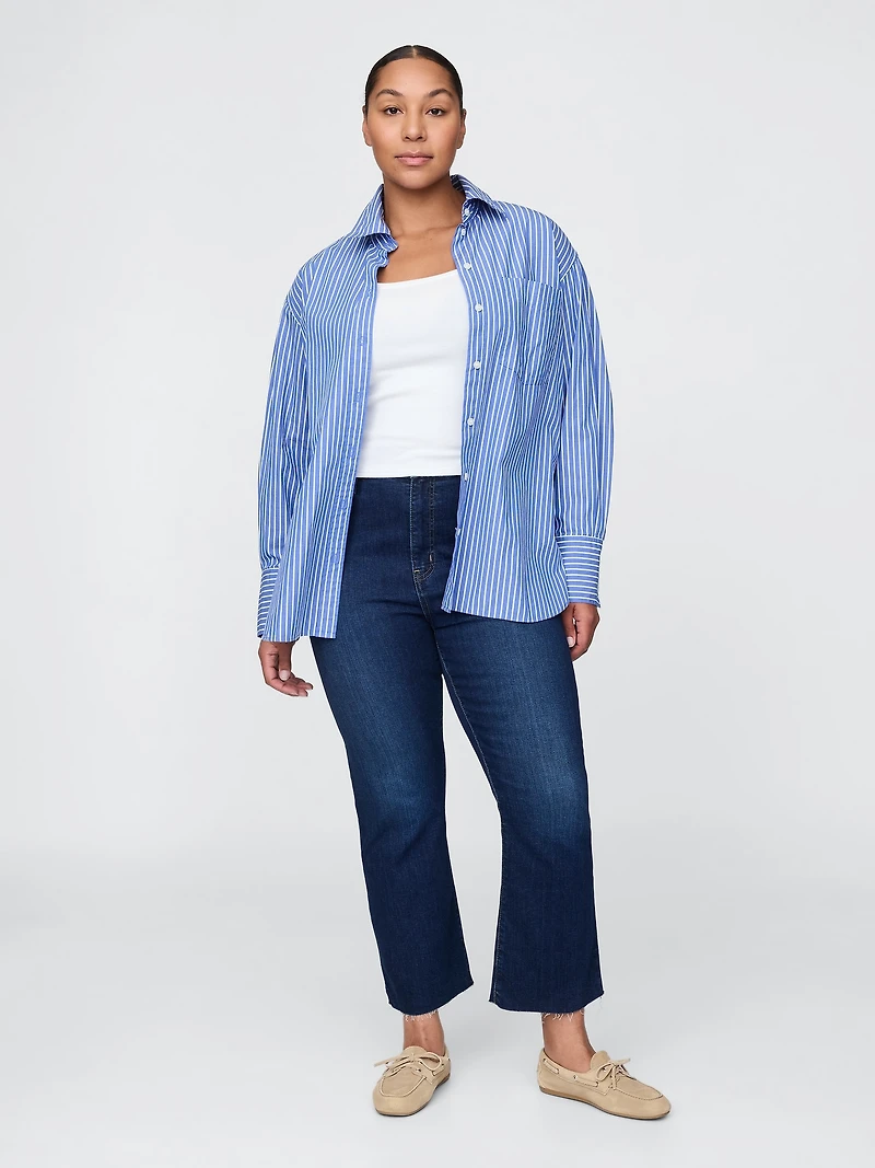 High Rise Kick Flare Jeans