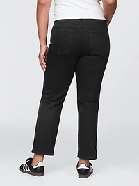 High Rise Cheeky Straight Jeans