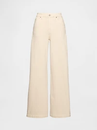 High Rise Stride Wide-Leg Jeans