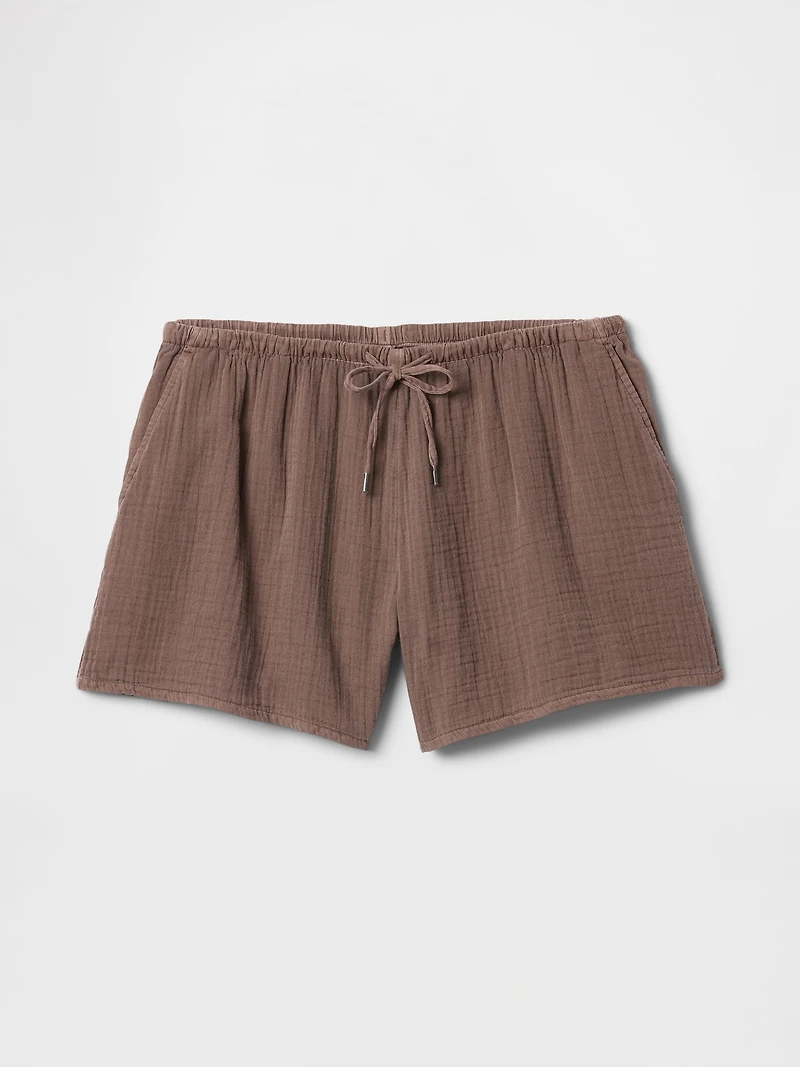 Cotton Gauze Easy Shorts