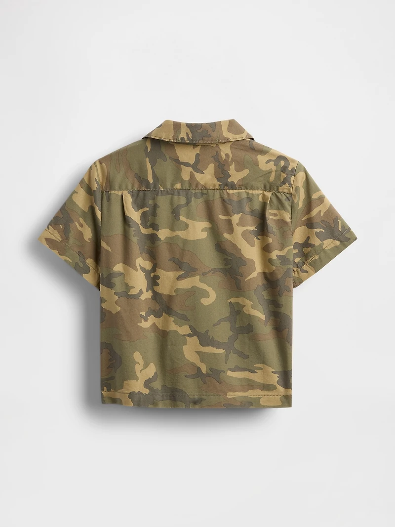 Baby & Toddler Organic Cotton Cabana Shirt