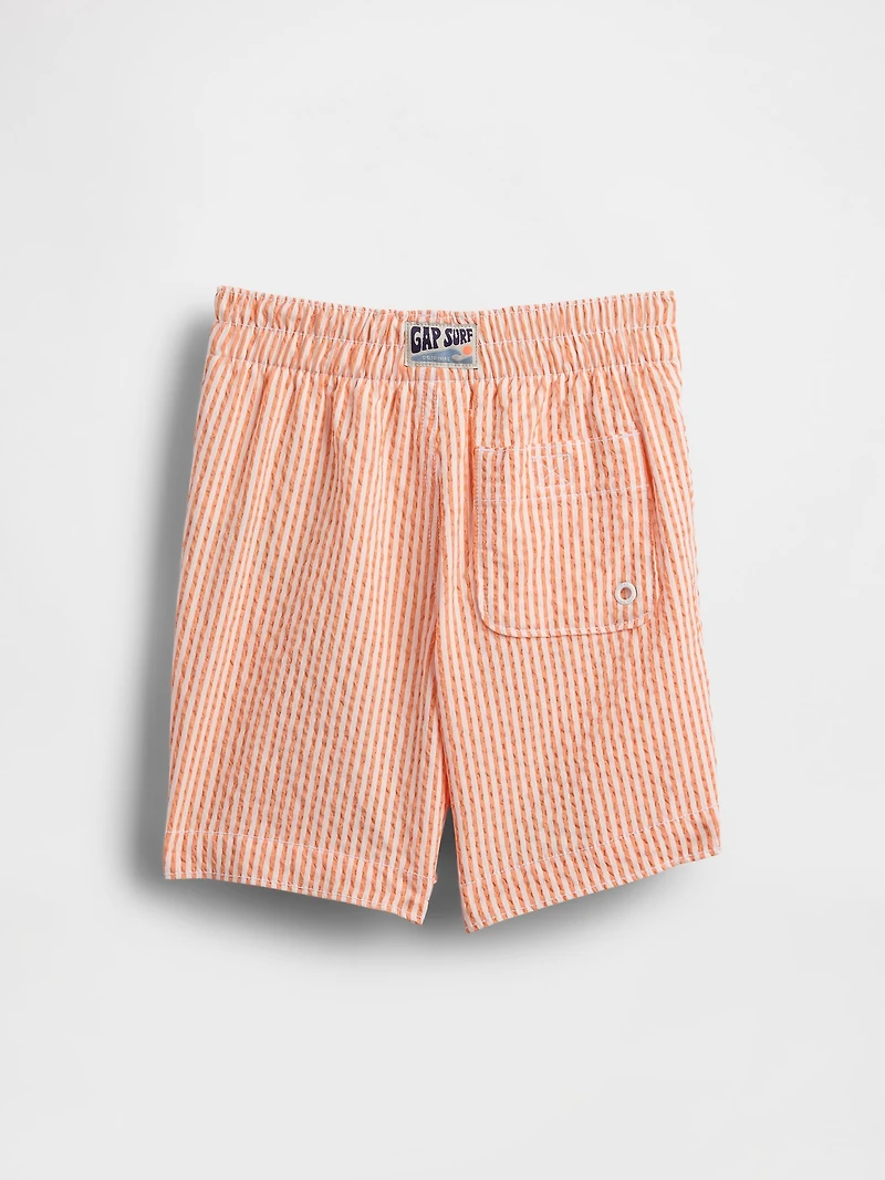 Baby & Toddler Seersucker Swim Trunks