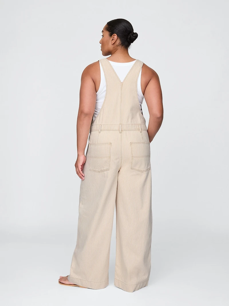 Denim Baggy Overalls