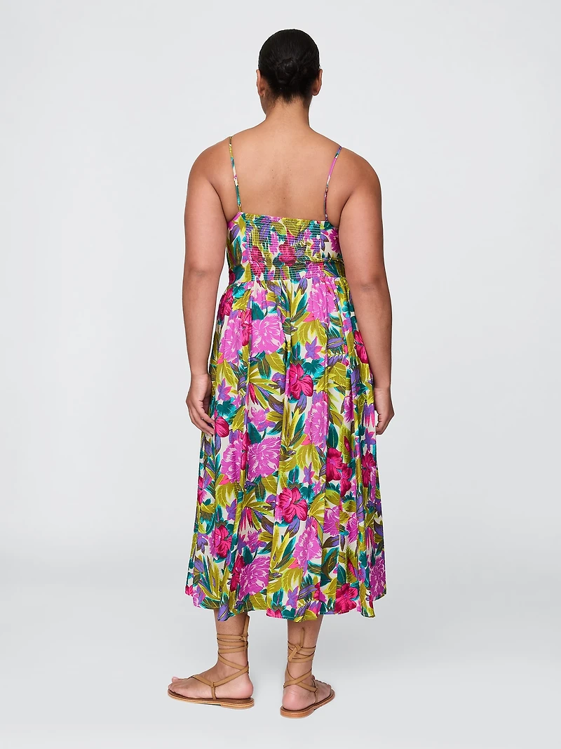 Floral V-Neck Maxi Dress
