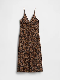 Tie-Back Maxi Slip Dress