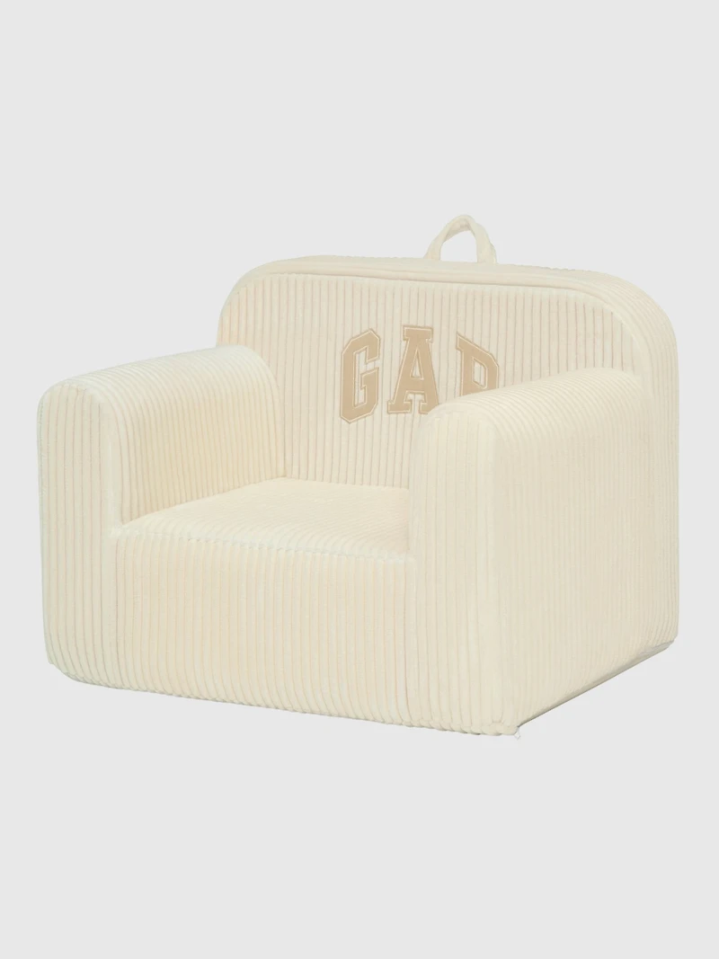 babyGap Ribbed Velour Logo Foam Chair