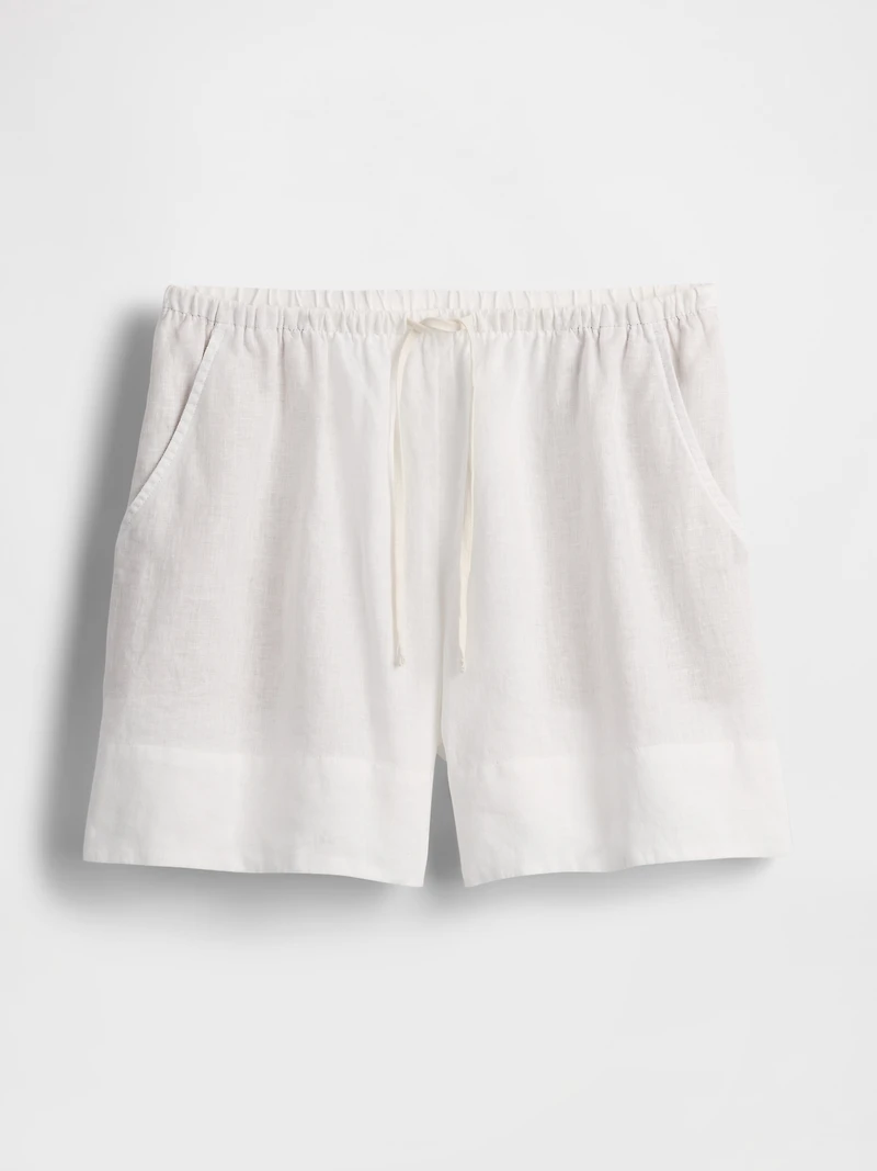 100% Linen Easy Shorts